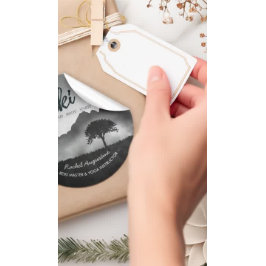 Pegatina Redonda Profesor de Mediación de Yoga Maestro de Reiki Nat