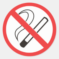 prohibición 6 no fumar