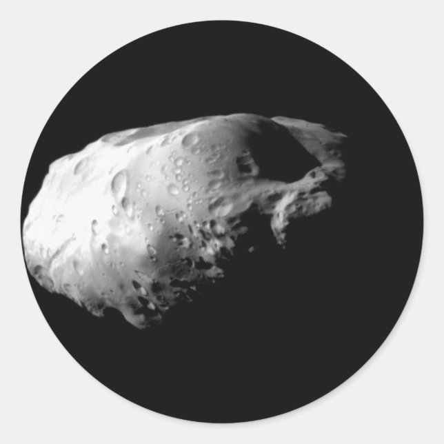 Pegatina Redonda Prometheus S/1980 S27 (Anverso)
