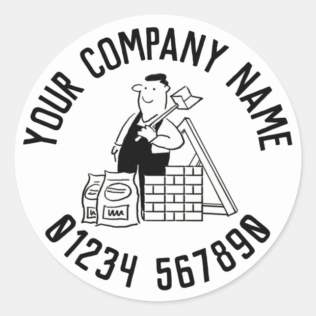 Pegatina Redonda Promoción de Generador General (Anverso)