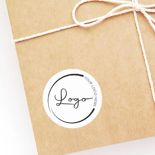 Pegatina Redonda Promoción del logotipo comercial de la empresa per