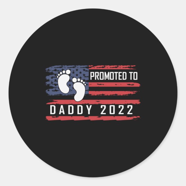 Pegatina Redonda Promocionado A Daddy 2022 (Anverso)