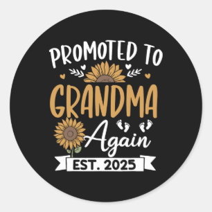 Pegatina Redonda Promocionado A La Abuela Nuevamente Este 2025 Gira