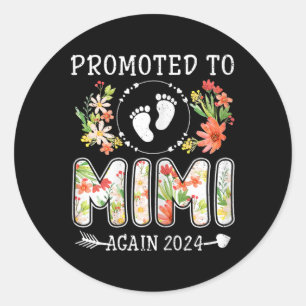 Pegatina Redonda Promocionado A Mimi De Nuevo Revelación De Abuela 