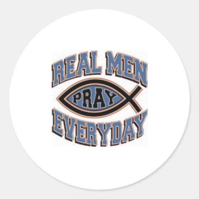 Pegatina Redonda Promociones religiosas (Anverso)