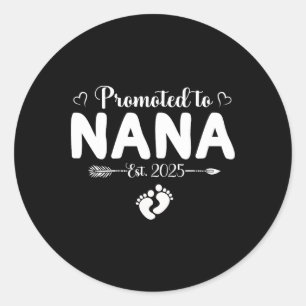 Pegatina Redonda Promovido Al Día de la Madre Nana 2025 Por Primera