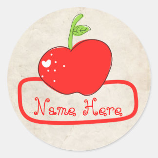 Pegatina Redonda Propietario de papelPegatinas de envío