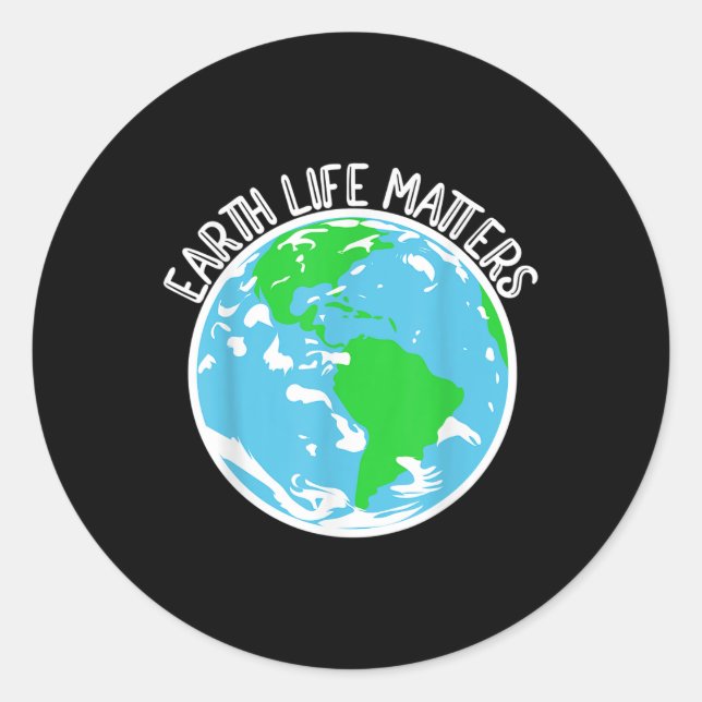 Pegatina Redonda Protección de la Naturaleza, Calefacción del Aire  (Anverso)