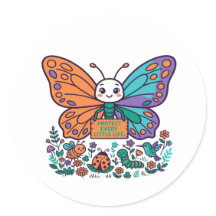 Proteger Cada Pequeña Vida Mariposa