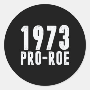 Pegatina Redonda Proteger Roe V Wade 4