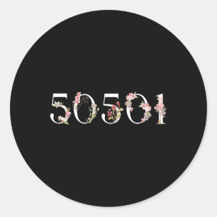 Pegatina Redonda Protesta 50501 resiste a Trump 50 protestas 50 est