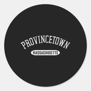 Pegatina Redonda Provincetown Style