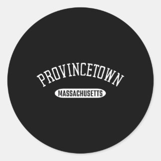 Pegatina Redonda Provincetown Style