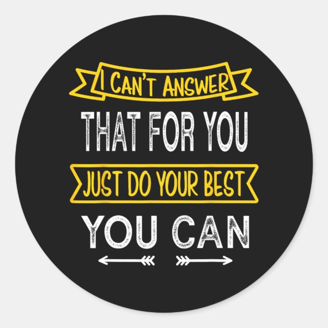 Pegatina Redonda Prueba de Fsa de la estación de examen estándar de (Anverso)