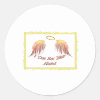 Pegatina Redonda ¡Puedo Ver Tu Halo! 2.ª Edición Colección