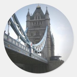 Pegatina Redonda Puente de Londres