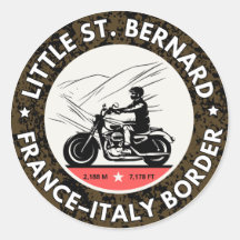 Puerto de Little St Bernard francés italia motobik
