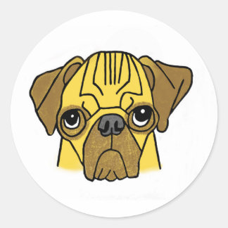 Pegatina Redonda Puggie wuggie