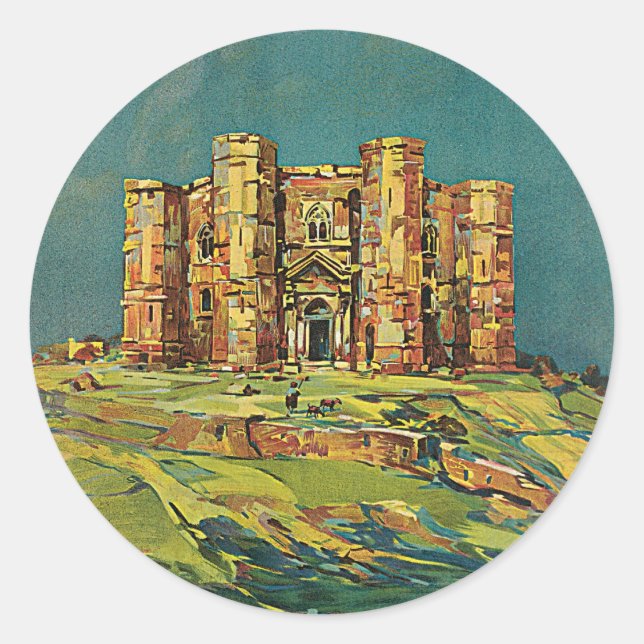 Pegatina Redonda Puglie (Puglia) (Anverso)