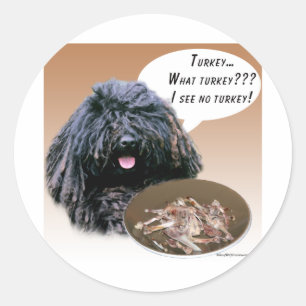 Pegatina Redonda Puli Turquía