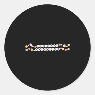 Pegatina Redonda Pulsera De Amistad Terapéutica Física Pt Pta Ther