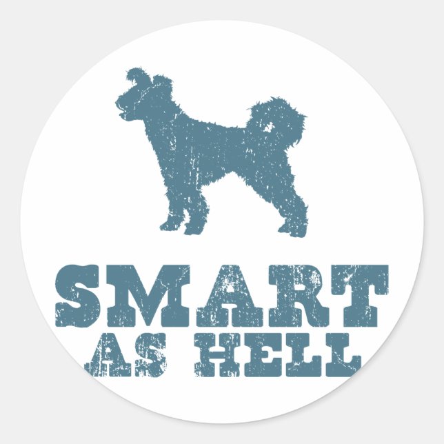 Pegatina Redonda Pumi (Anverso)