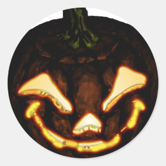 Pegatina Redonda Pumpkinhead