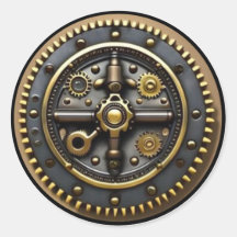 Punk de vapor Steampunk Gear #4