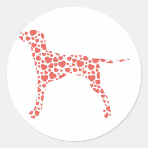 Pegatina Redonda Puntero en inglés