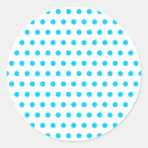 Puntos Aqua Blue Polka