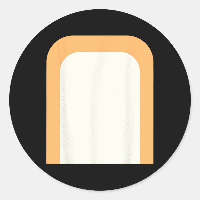 Pegatina Redonda Puppy Blue Heeler Tan Dog Family Costume Infantil  (Anverso)