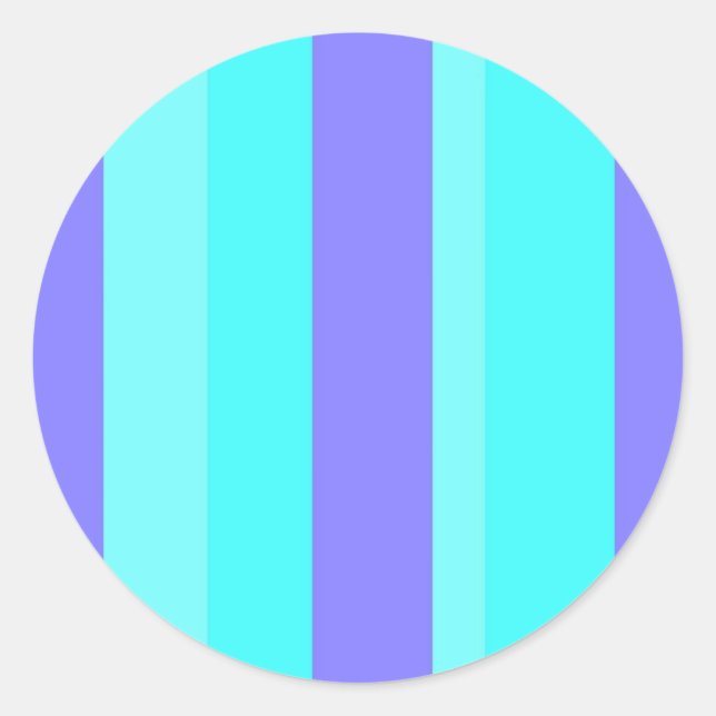 Pegatina Redonda Púrpura (Anverso)