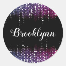 Purpurina de goteo Lluvia Secuencias púrpura Espar