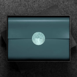 Pegatina Redonda Purpurina de la Fábrica de la Moneda | Pour de fus