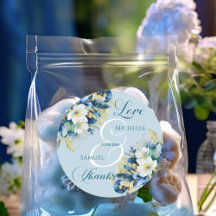 Purpurina de oro azul turbio Boda floral