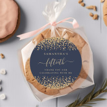 Purpurina de oro Script Marina Azul 50 Fiesta Grac