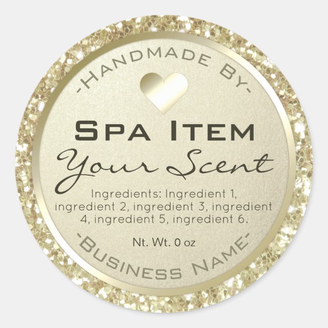 Pegatina Redonda Purpurina De Plata Y Bañera De Baño De Relieve met (Anverso)