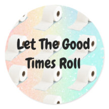 Purpurina rosa de rollo de inodoro de virus de Cor