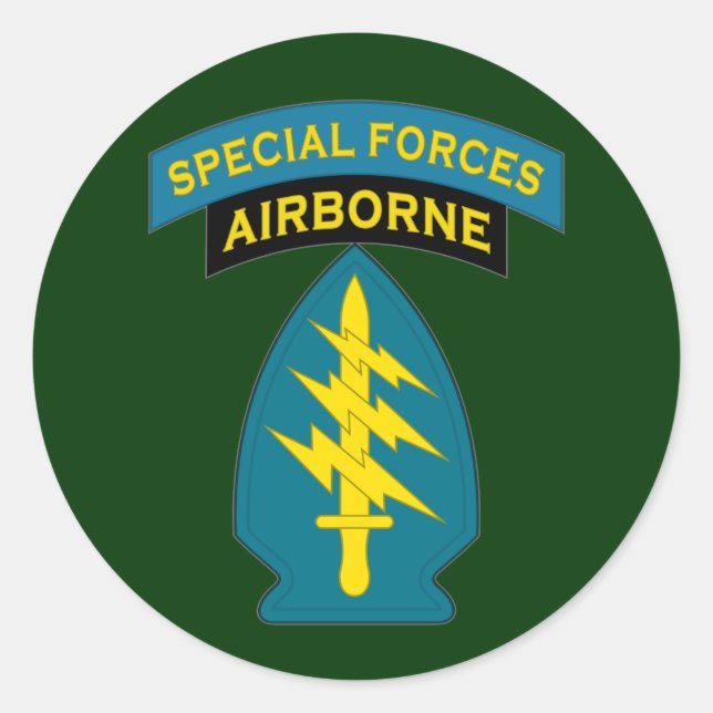 Pegatina Redonda Q-tab de SF y SSI (Anverso)