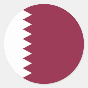 Pegatina Redonda Qatar