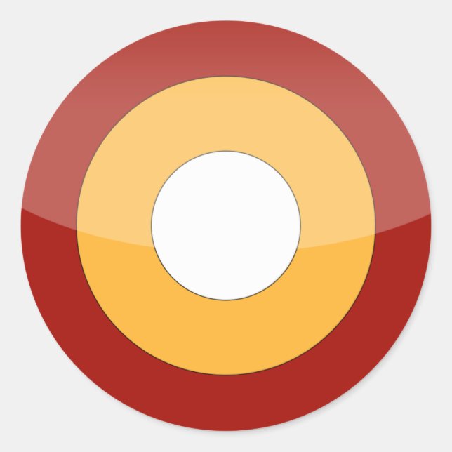 Pegatina Redonda Qatar (Anverso)