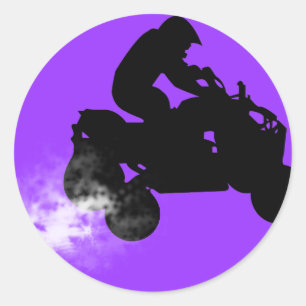 Pegatina Redonda quads.