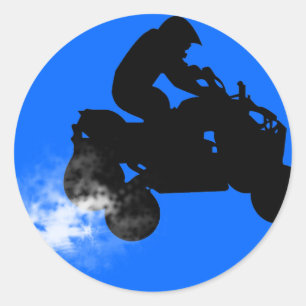 Pegatina Redonda quads.