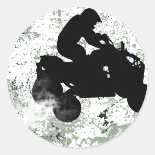 Pegatina Redonda quads.