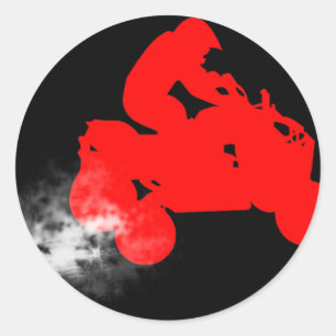 Pegatina Redonda quads.