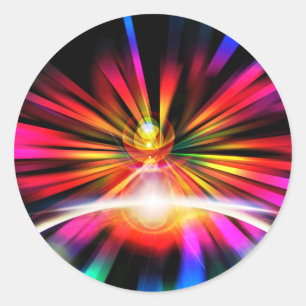 Pegatina Redonda Qualia