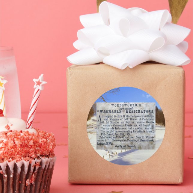 Pegatina Redonda ¡Qué demonios me has comprado! (Fiesta)