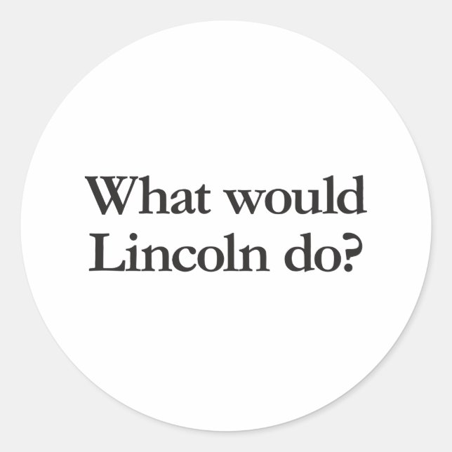 Pegatina Redonda ¿qué haría? (Anverso)