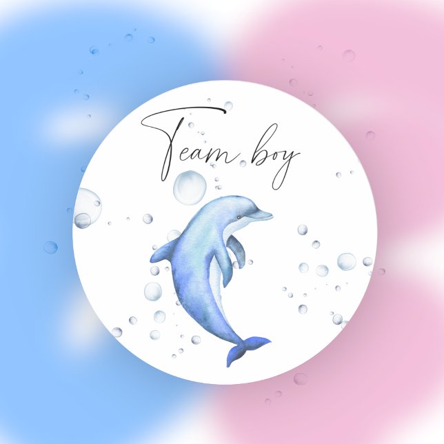 Pegatina Redonda ¿Qué será el niño del equipo? (Subido por el creador)