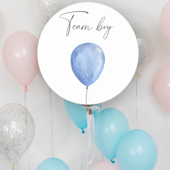 Pegatina Redonda ¿Qué será el niño del equipo? (Subido por el creador)